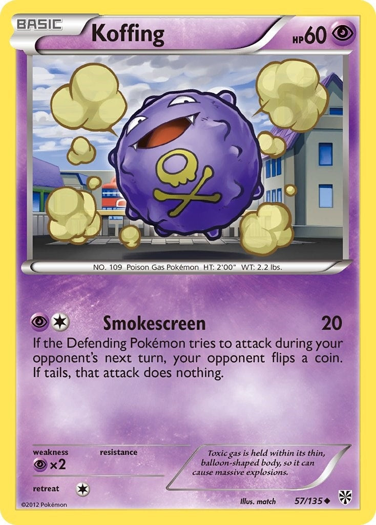 Image for Koffing (57) (57/135) (Plasma Storm) - Pokemon