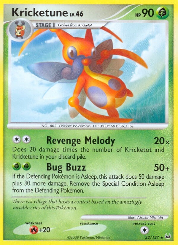 Image for Kricketune (32/127) (Platinum) - Pokemon