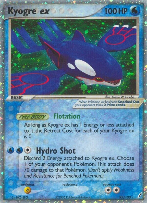 Image for Kyogre ex (95/100) (Crystal Guardians) - Pokemon