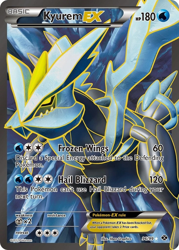 Image for Kyurem EX (96 Full Art) (96/99) (Next Destinies) - Pokemon