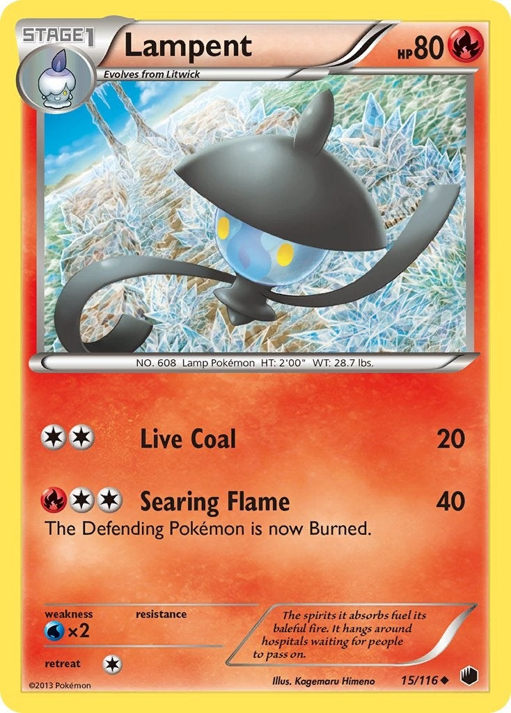 Image for Lampent (15/116) (Plasma Freeze) - Pokemon