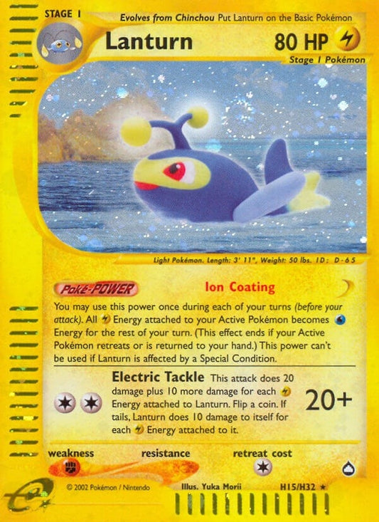 Image for Lanturn (H15) (H15/H32) (Aquapolis) - Pokemon