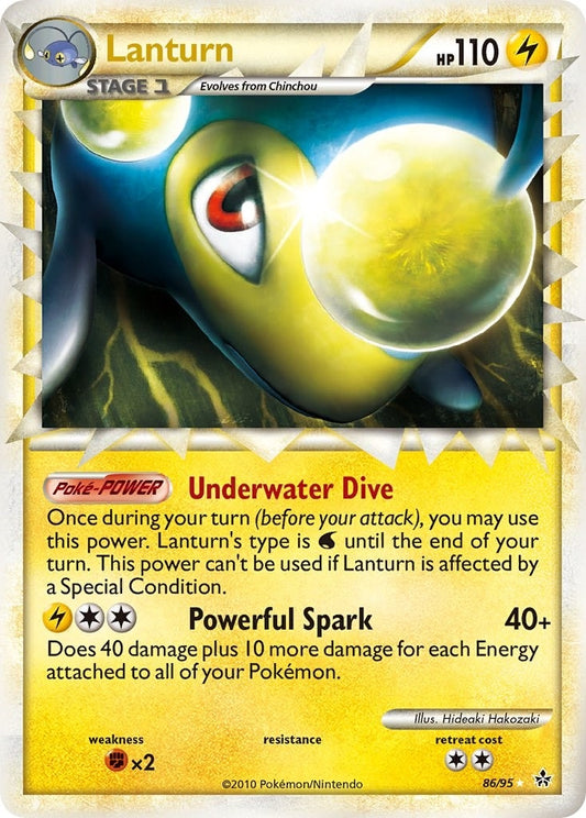 Image for Lanturn (Prime) (86/95) (Unleashed) - Pokemon