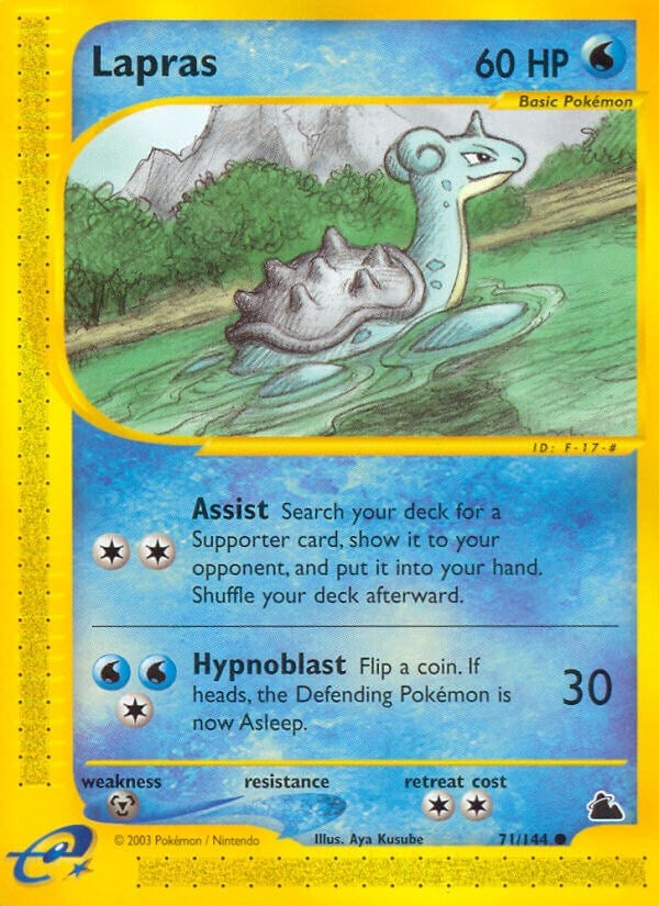 Image for Lapras (071/144) (Skyridge) - Pokemon