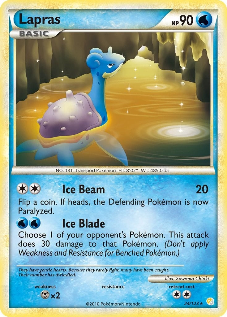 Image for Lapras (24/123) (HeartGold SoulSilver) - Pokemon