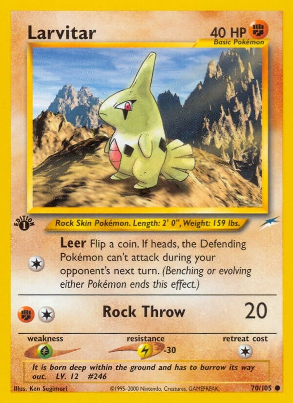 Image for Larvitar (070/105) (Neo Destiny) - Pokemon
