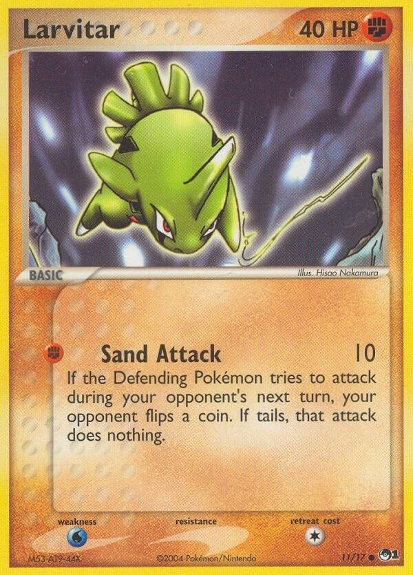 Image for Larvitar (011/017) (POP Series 1) - Pokemon