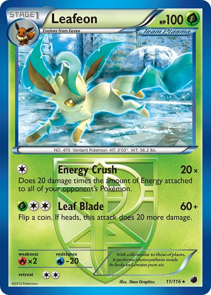 Image for Leafeon (Team Plasma) (11/116) (Plasma Freeze) - Pokemon