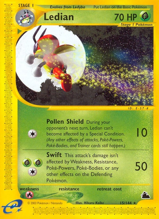 Image for Ledian (15) (015/144) (Skyridge) - Pokemon