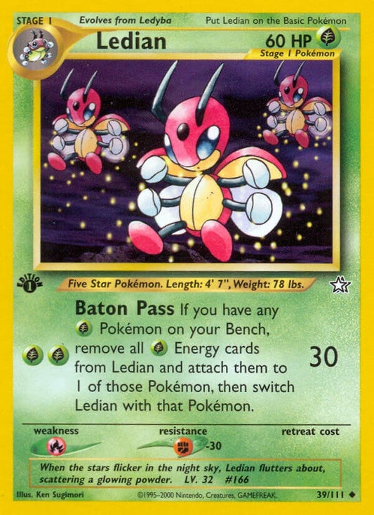 Image for Ledian (039/111) (Neo Genesis) - Pokemon