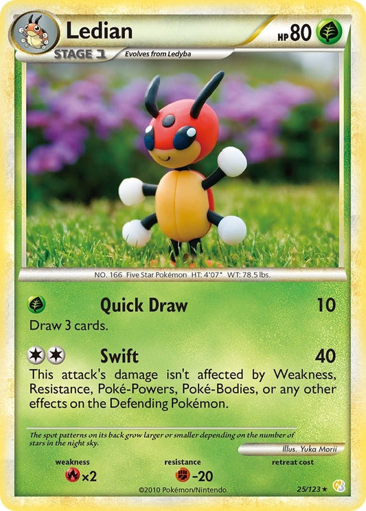 Image for Ledian (25/123) (HeartGold SoulSilver) - Pokemon