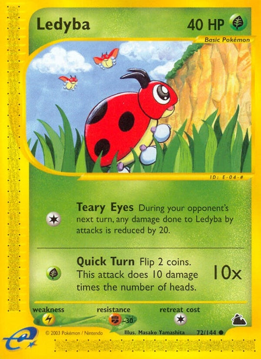 Image for Ledyba (72) (072/144) (Skyridge) - Pokemon