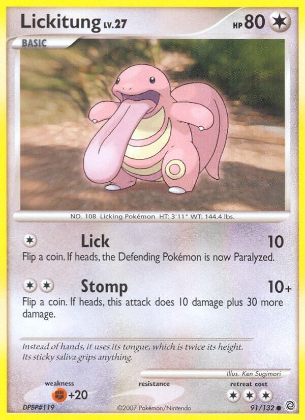Image for Lickitung (91/132) (Secret Wonders) - Pokemon