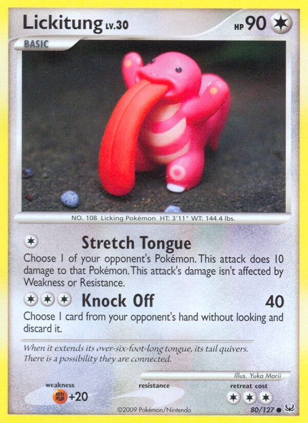 Image for Lickitung (80/127) (Platinum) - Pokemon