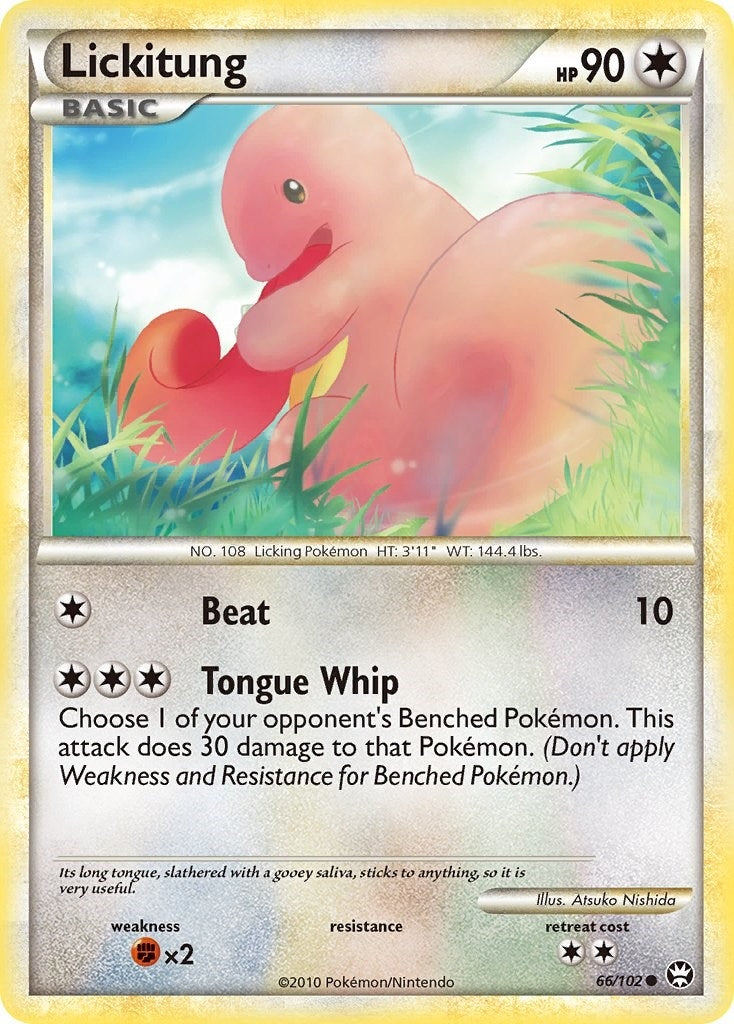 Image for Lickitung (66/102) (Triumphant) - Pokemon