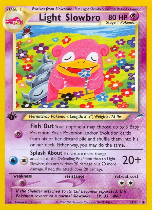 Image for Light Slowbro (051/105) (Neo Destiny) - Pokemon