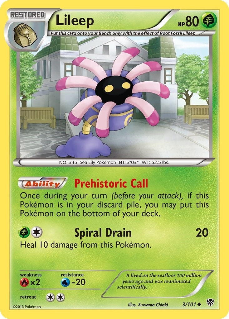 Image for Lileep (3/101) (Plasma Blast) - Pokemon