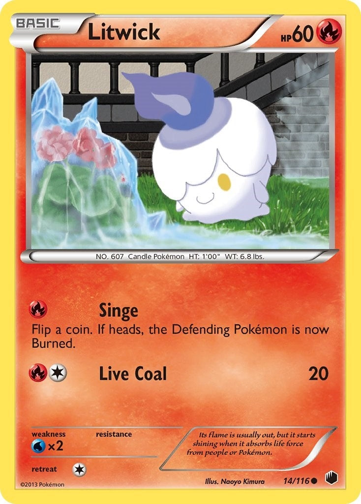 Image for Litwick (14/116) (Plasma Freeze) - Pokemon