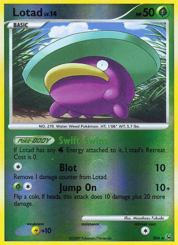 Image for Lotad (Shiny) (SH4) (Platinum) - Pokemon