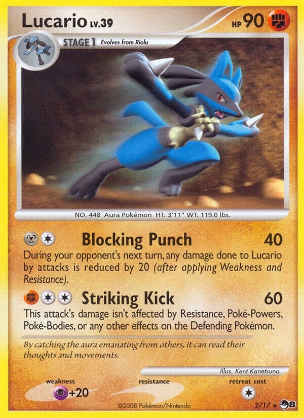 Image for Lucario (002/017) (POP Series 8) - Pokemon