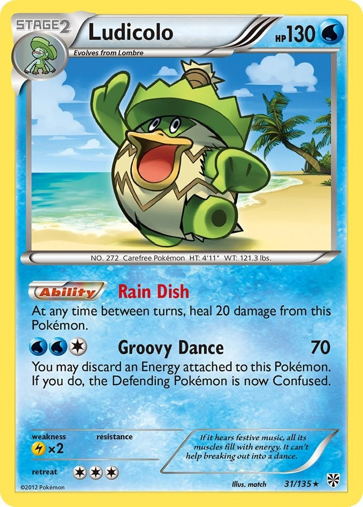 Image for Ludicolo (31/135) (Plasma Storm) - Pokemon