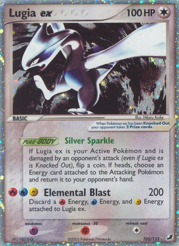 Image for Lugia ex (105/115) (Unseen Forces) - Pokemon