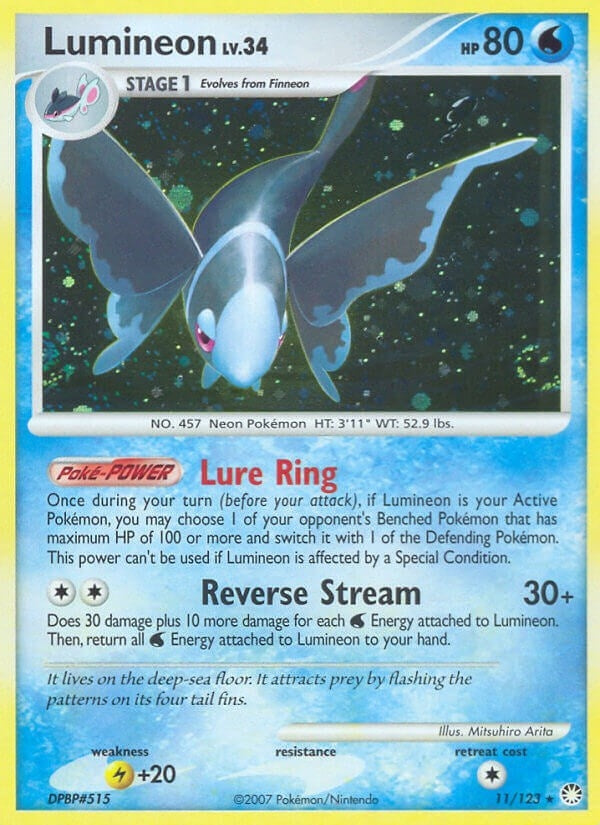 Image for Lumineon (11/123) (Mysterious Treasures) - Pokemon