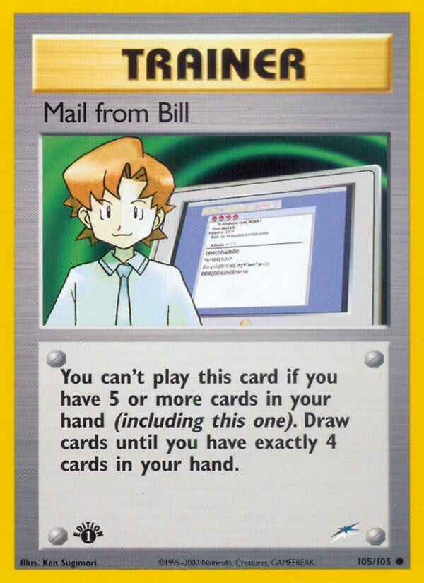 Image for Mail from Bill (105/105) (Neo Destiny) - Pokemon