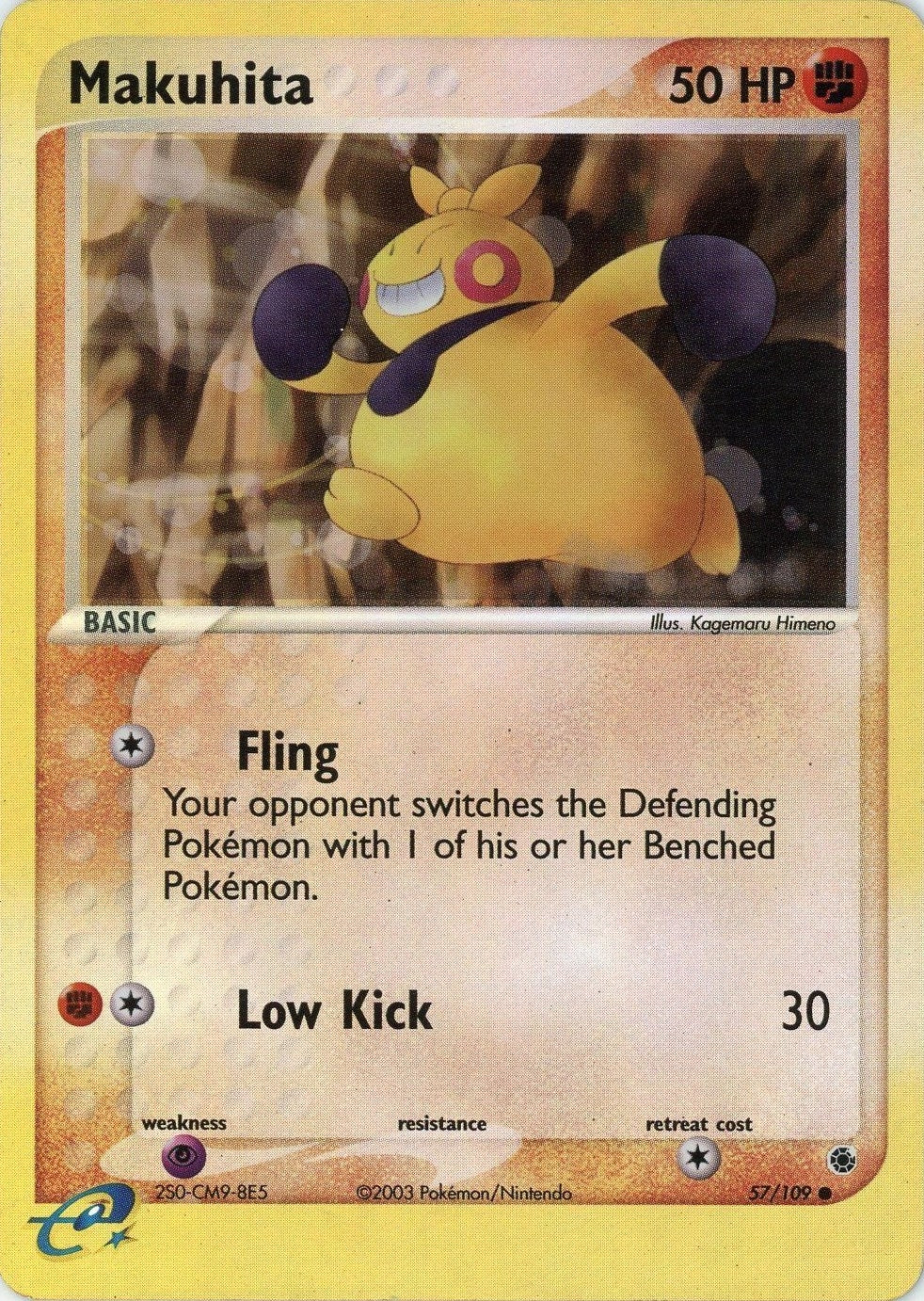 Image for Makuhita (57/109) (Ruby and Sapphire) - Pokemon