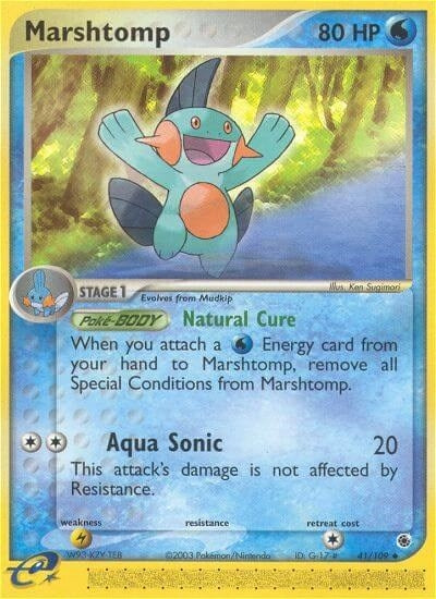 Image for Marshtomp (41/109) (Ruby and Sapphire) - Pokemon