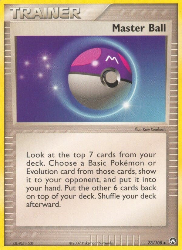 Image for Master Ball (78/108) (Power Keepers) - Pokemon