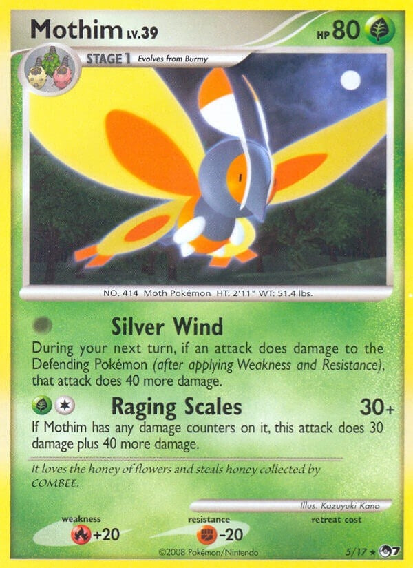 Image for Mothim (005/017) (POP Series 7) - Pokemon