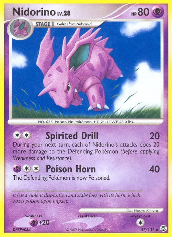 Image for Nidorino (57/132) (Secret Wonders) - Pokemon