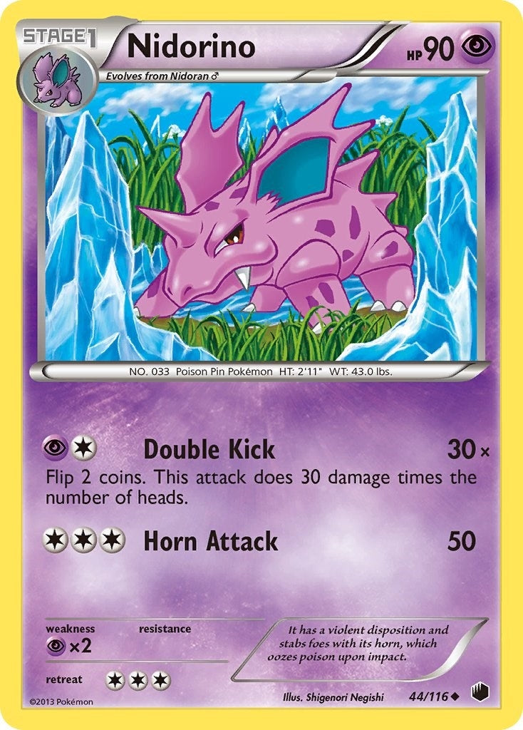 Image for Nidorino (44/116) (Plasma Freeze) - Pokemon