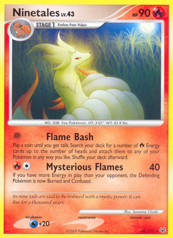 Image for Ninetales (36/127) (Platinum) - Pokemon