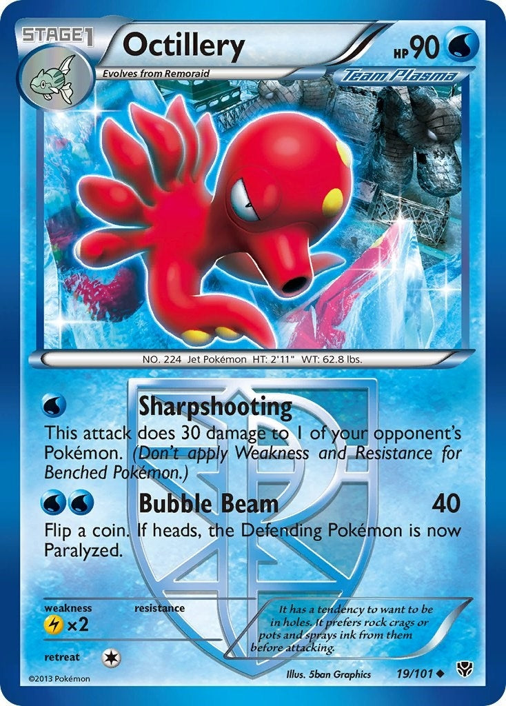 Image for Octillery (Team Plasma) (19/101) (Plasma Blast) - Pokemon