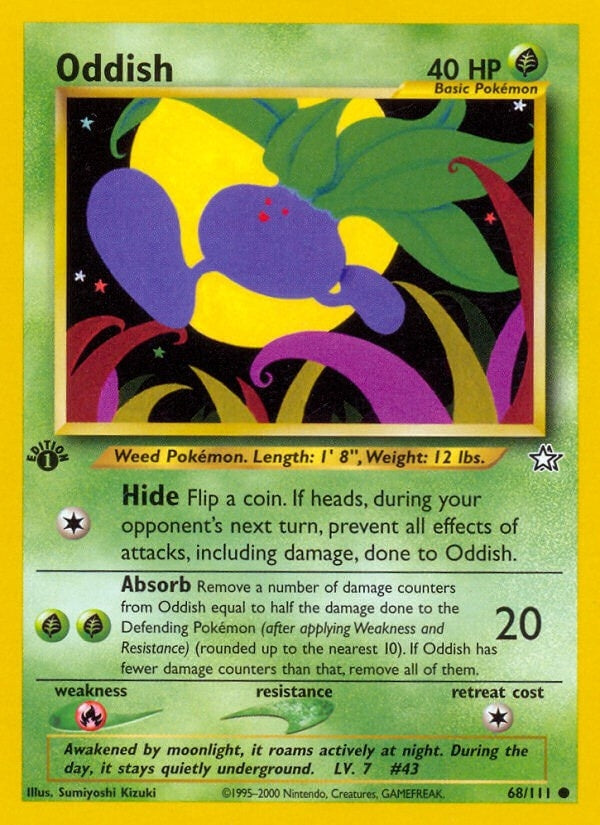 Image for Oddish (068/111) (Neo Genesis) - Pokemon