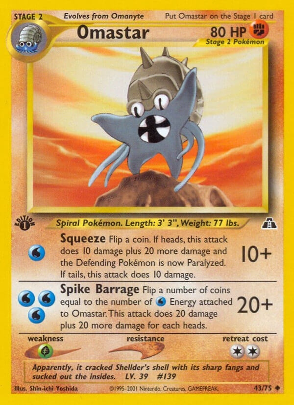 Image for Omastar (43/75) (Neo Discovery) - Pokemon