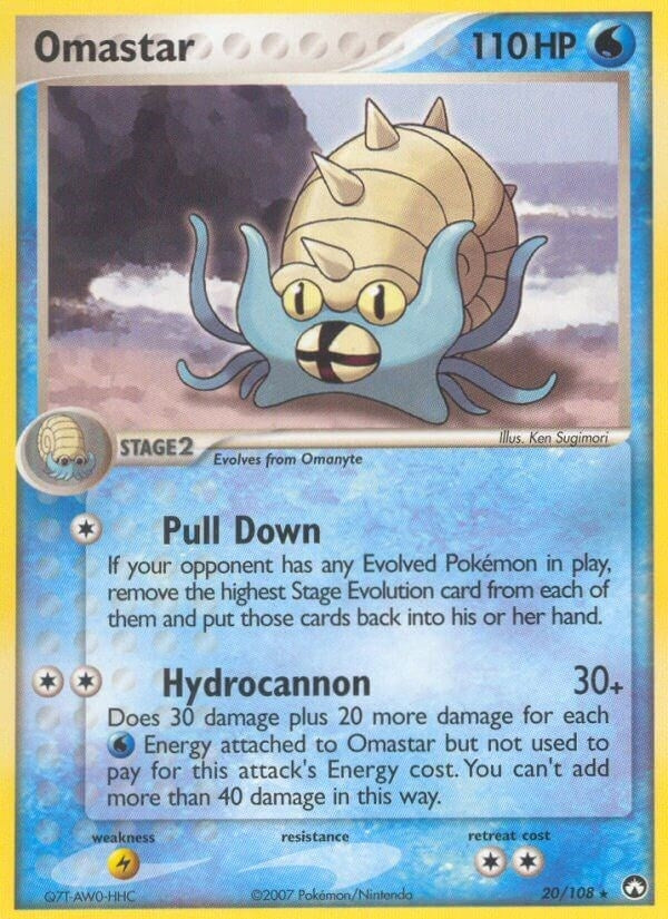 Image for Omastar (20/108) (Power Keepers) - Pokemon