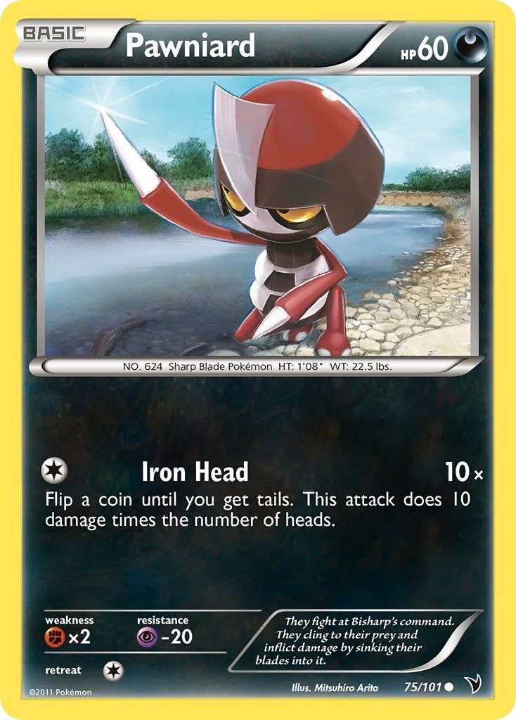 Image for Pawniard (75) (75/101) (Noble Victories) - Pokemon