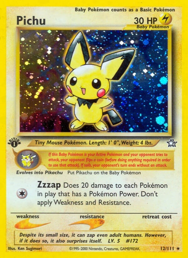 Image for Pichu (012/111) (Neo Genesis) - Pokemon