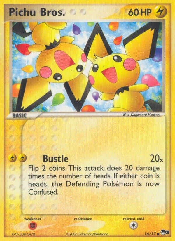 Image for Pichu Bros. (016/017) (POP Series 3) - Pokemon
