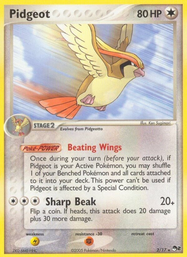 Image for Pidgeot (002/017) (POP Series 2) - Pokemon