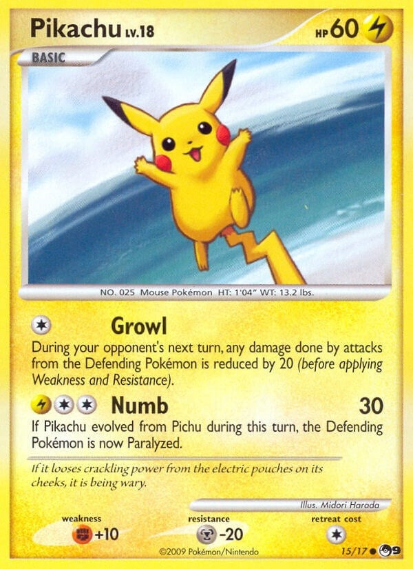Image for Pikachu (015/017) (POP Series 9) - Pokemon