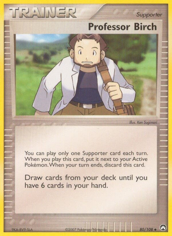 Image for Professor Birch (80/108) (Power Keepers) - Pokemon