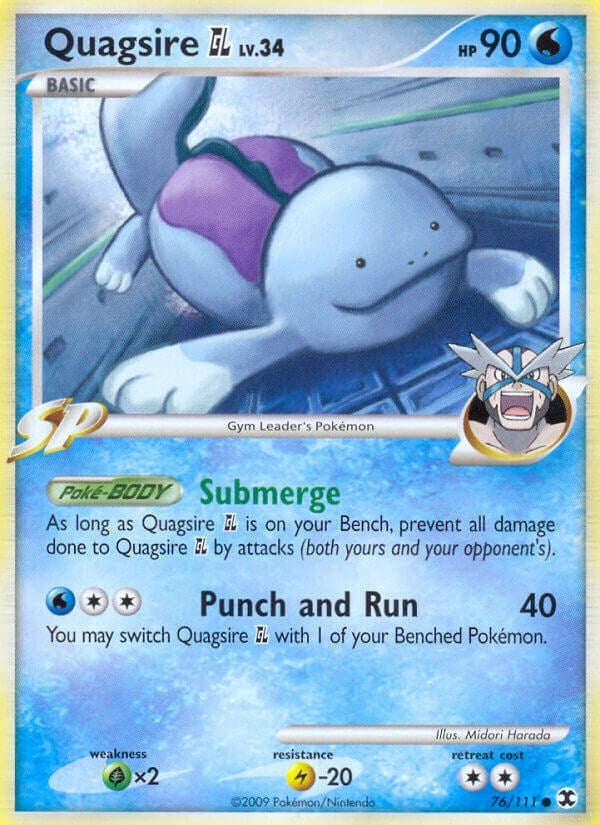 Image for Quagsire GL (76/111) (Rising Rivals) - Pokemon