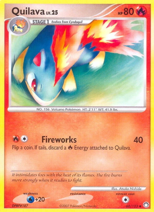 Image for Quilava (60/123) (Mysterious Treasures) - Pokemon