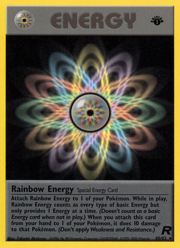 Image for Rainbow Energy (80) (80/82) (Team Rocket) - Pokemon