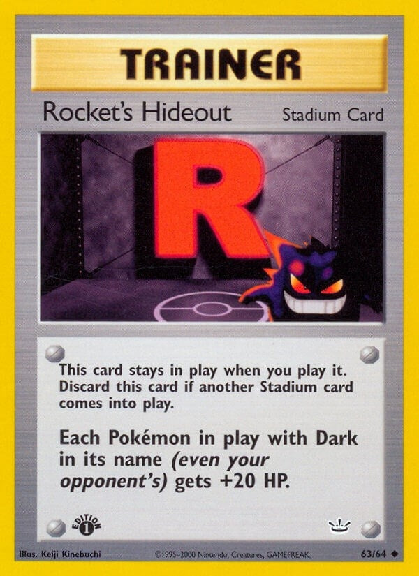 Image for Rocket's Hideout (63/64) (Neo Revelation) - Pokemon
