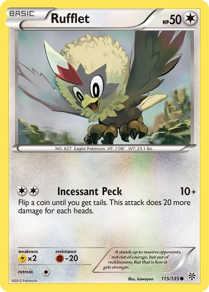 Image for Rufflet (115/135) (Plasma Storm) - Pokemon